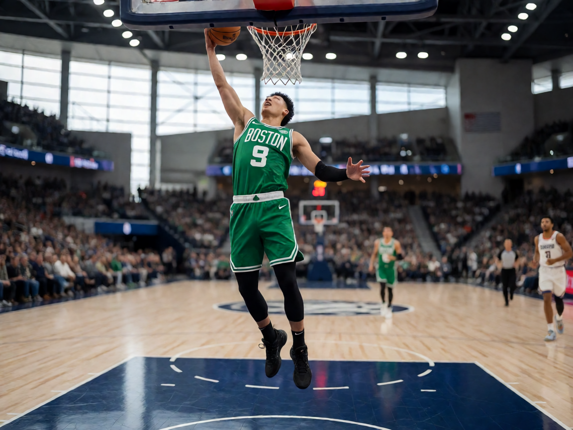 NBA篮球比赛扣篮精彩画面
